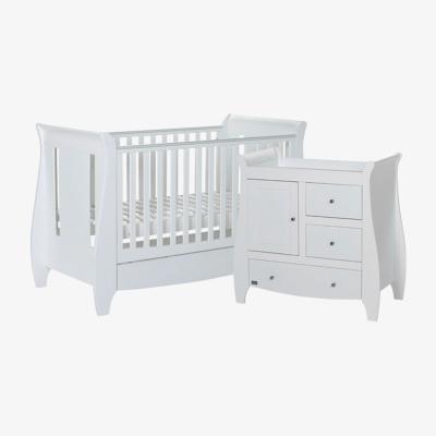Cuckooland Tutti Bambini Katie Cot Bed 2 Piece Nursery Set in White