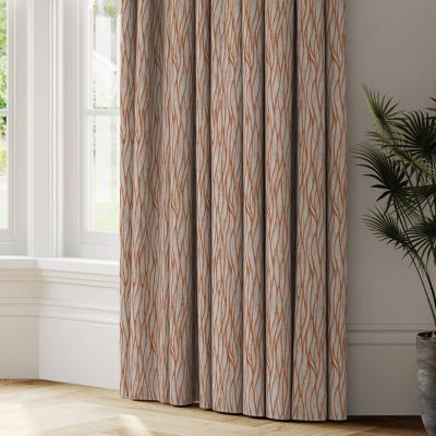 Dunelm Linear Made to Measure Curtains orange
