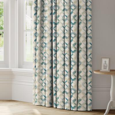 Dunelm Otti Made to Measure Curtains Otti Seafoam