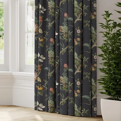 Dunelm Maximalist Bengal Made to Measure Curtains Bengal Olive