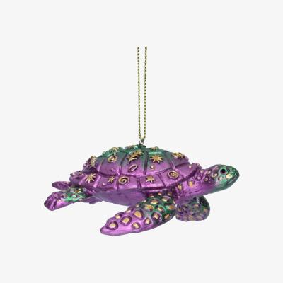 Heal's Gisela Graham Turtle Decoration in Purple - Heal's UK Furniture