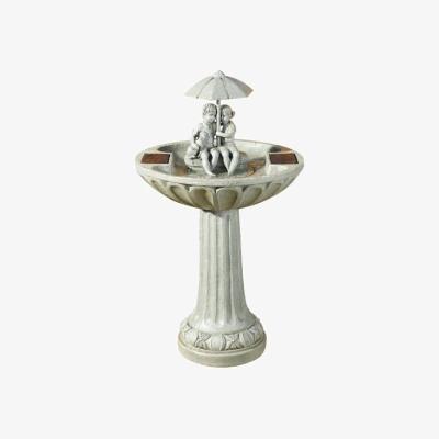 Downtown Smart Solar Umbrella Solar Water Feature