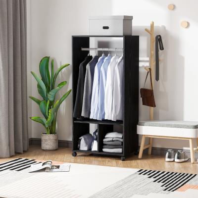 The Range Open Wardrobe Clothes Rail - Blakc