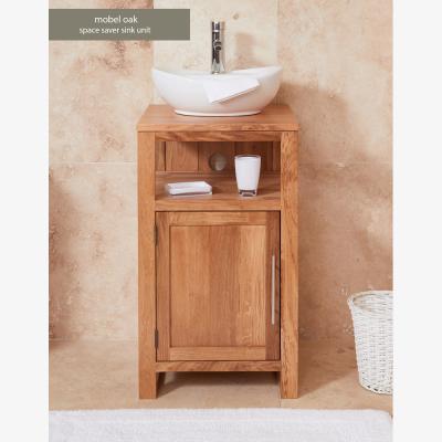 Teddy Beau Baumhaus Solid Oak Single Door Sink Unit (Round)