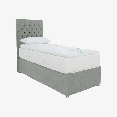 Furniture Village Sleepeezee - Geltouch Advanced 10000 Divan Set - Single - Green