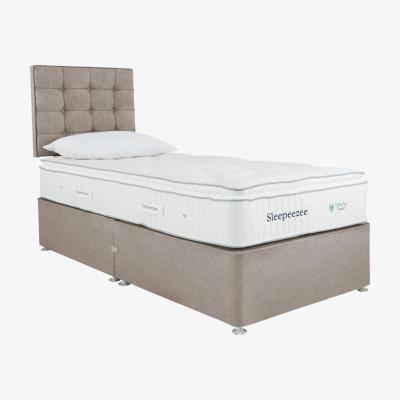 Furniture Village Sleepeezee - Natural Touch 2000 Pillowtop Divan Set - Single - Brown