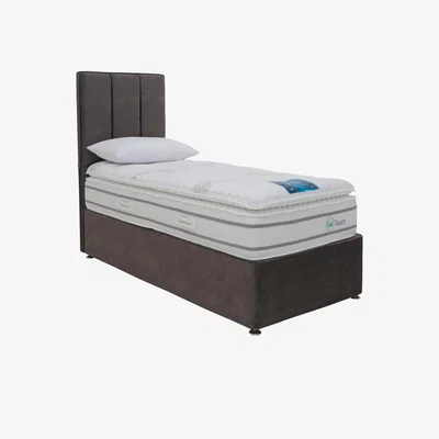 Furniture Village Sleepeezee - Geltouch 5000 Divan Set - Single - Brown