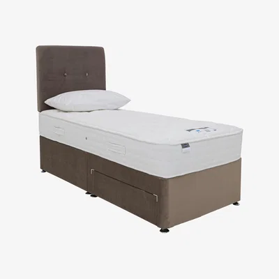 Furniture Village Silentnight - Eco Pocket Divan Set - Single - Brown