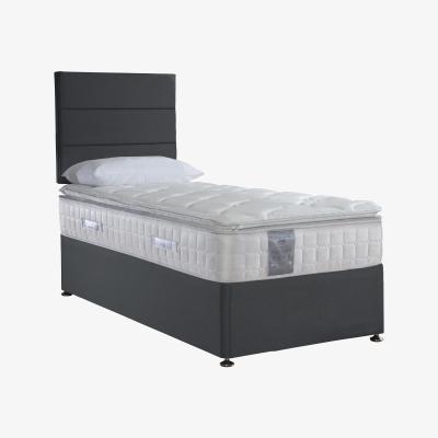 Furniture Village Sealy - Latex Pillow Top 1400 Divan Set - Single - Grey