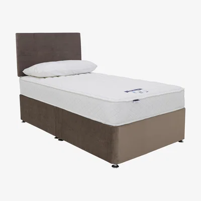 Furniture Village Silentnight - Eco Firm Divan Set - Single - Brown