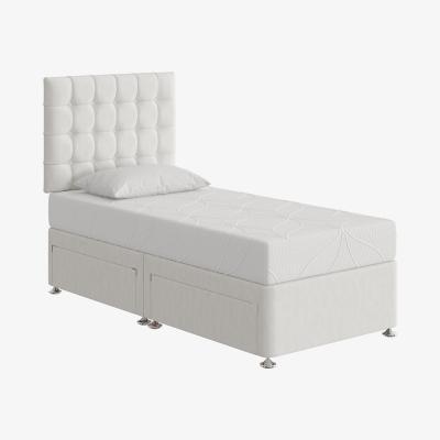 Furniture Village Sleep Story - Cool Gel 2000 Divan Set - Single - White