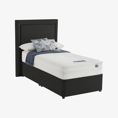Furniture Village Silentnight - Mirapocket Serenity 1200 Memory Divan Set - Single - Black