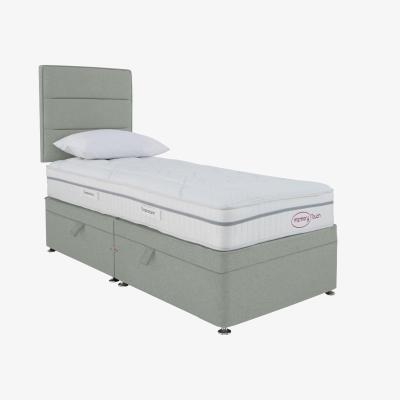 Furniture Village Sleepeezee - Memory Touch Ortho Side-lift Ottoman Divan Set - Single - Grey