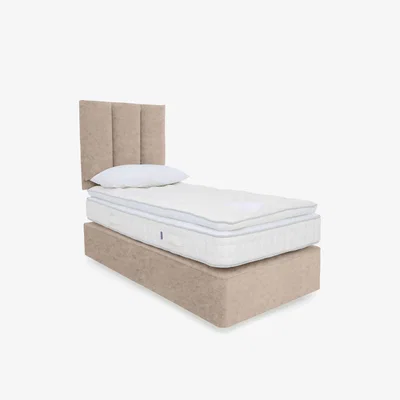 Furniture Village Harrison Spinks - Yorkshire 5K Pillow Top Divan Set with 2 Drawers - Single - Opal Vellum
