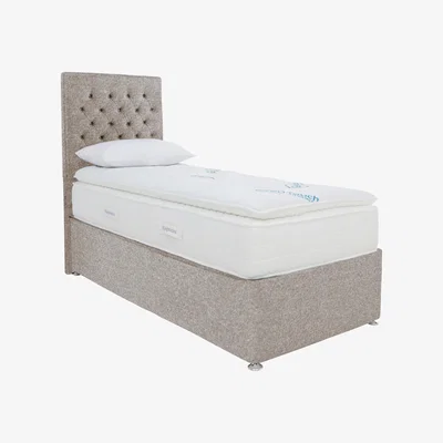 Furniture Village Sleepeezee - Geltouch Advanced 10000 Divan Set - Single - Beige