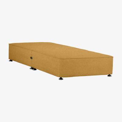 Furniture Village Sleepeezee - Shallow Divan Base - Single - Tweed Mustard