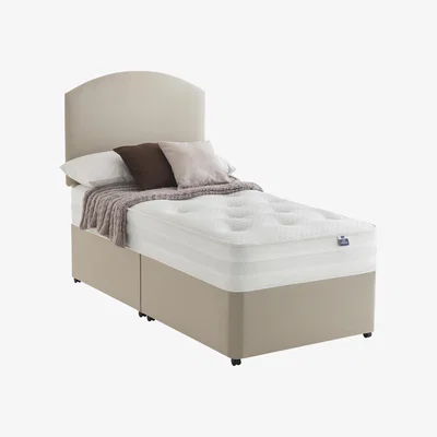 Furniture Village Silentnight - Mirapocket Serenity 1200 Divan Set - Single - Beige
