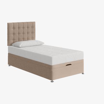 Furniture Village Sleep Story - Cool Gel 2000 End Lift Ottoman Divan Set - Single - Beige