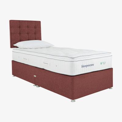 Furniture Village Sleepeezee - Natural Touch 2000 Pillowtop Divan Set - Single - Red