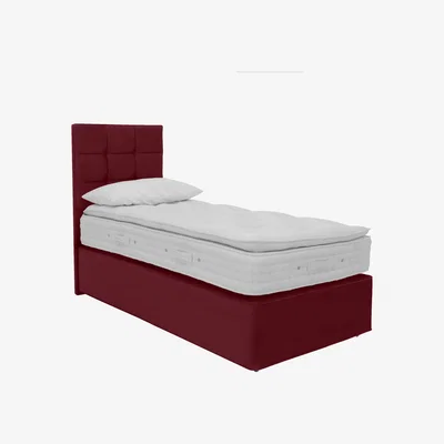 Furniture Village Hypnos - Bespoke Luxury Divan Set - Single - Red