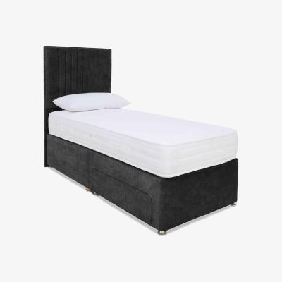 Furniture Village Sleep Story - Firm Gel Divan Set - Single - Linoso Granite