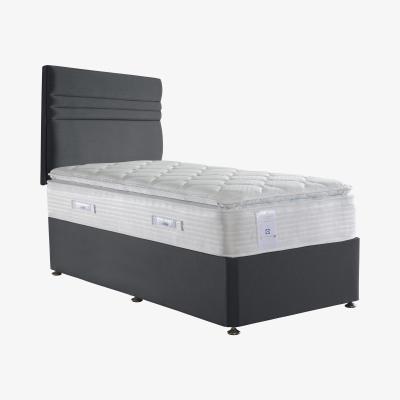 Furniture Village Sealy - Activsleep Geltex Pocket Eurotop 2800 Divan Set - Single - Grey
