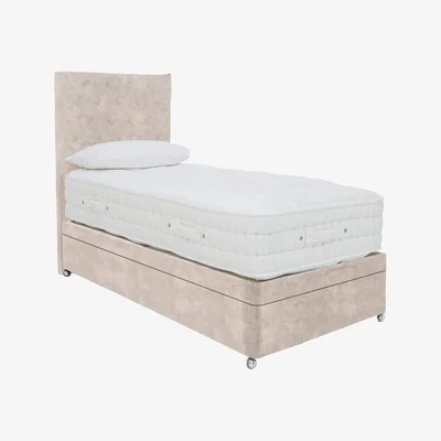 Furniture Village Sleep Story - Natural 4000 Side Ottoman Divan Set - Small Single