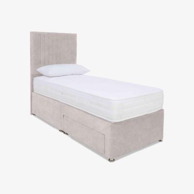 Furniture Village Sleep Story - Firm Gel Divan Set - Small Single - Lace Ivory