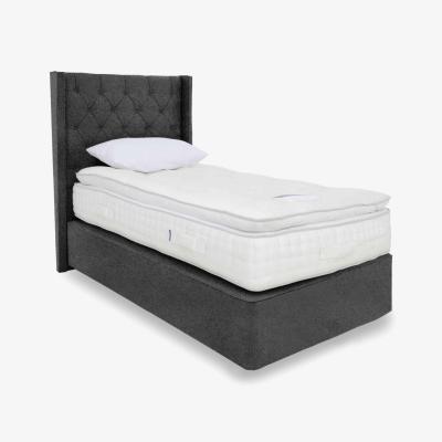 Furniture Village Harrison Spinks - Yorkshire 20k Pillow Top Firm Divan Set - Single - Mole Charcoal
