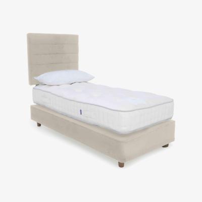 Furniture Village Harrison Spinks - Yorkshire 7.5K Shallow Divan Set with Taupe Legs - Single - Seven Ivory