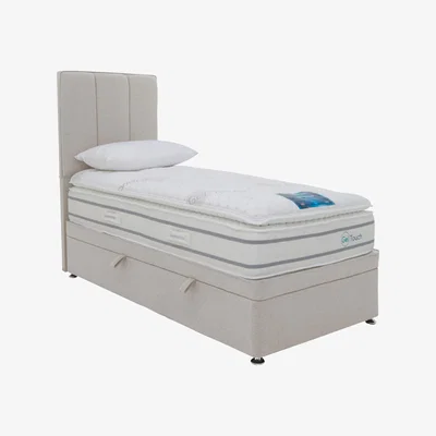 Furniture Village Sleepeezee - GelTouch 5000 Side-lift Ottoman Divan Set - Single