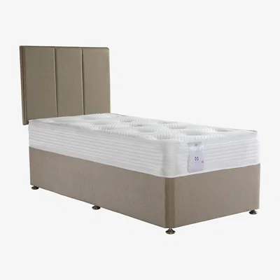 Furniture Village Sealy - Activsleep Geltex Pocket Firm 1400 Divan Set - Single - Beige