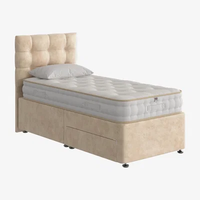Furniture Village The Handmade Bed Company - Boutique Ortho Divan Set - Single - Cream