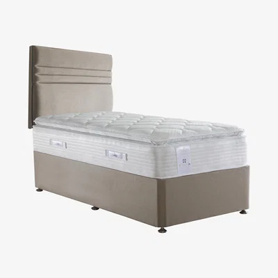 Furniture Village Sealy - Activsleep Geltex Pocket Eurotop 2800 Divan Set - Single - Beige