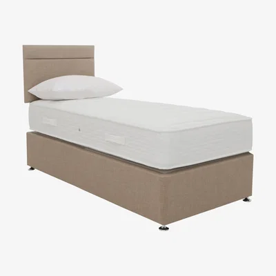 Furniture Village Highgrove - Essentials Dream Memory Divan Set with Mirage Headboard - Single