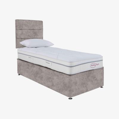 Furniture Village Sleepeezee - Memory Touch Ortho Divan Set with 2 Drawers - Single - Daytona Silver