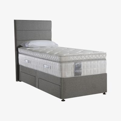 Furniture Village Sealy - Latex Box Top 2800 Divan Set - Single - Grey
