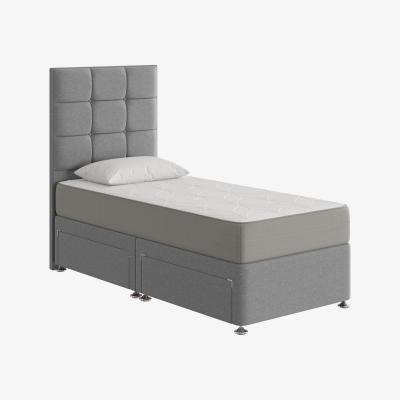 Furniture Village Sleep Story - Cool Gel 2500 Divan Set - Single - Grey