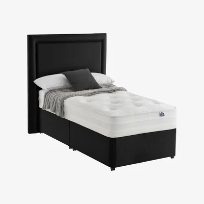 Furniture Village Silentnight - Mirapocket Serenity 1200 Divan Set - Single - Black