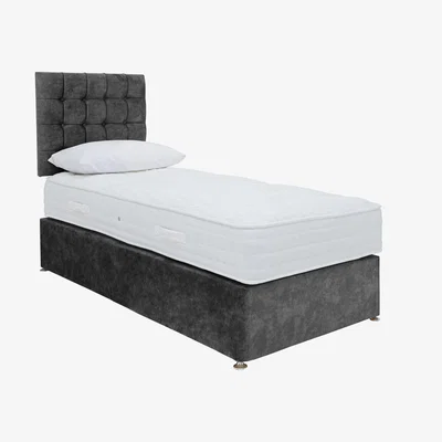 Furniture Village Sleep Story - Ergo 1000 Divan Set - Small Single - Black
