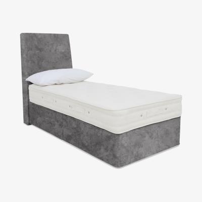 Furniture Village Hypnos - Luxury Firm 1 Divan Set - Single - Daytona Pebble