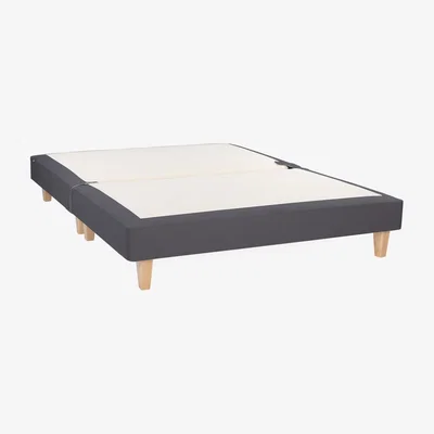 Heal's Heal's Shallow Divan Single Dolly Armour Light Solid Wood Feet - Heal's UK Bedroom Furniture