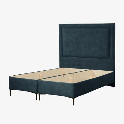 Downtown Tempur Suffolk Slim Divan Base - Single - 90cm x 190cm - Velvet Aqua