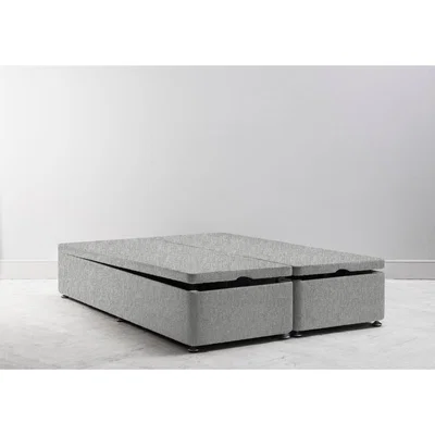 Perch and Parrow Desmond 3' Single Size Storage Divan in The Great White