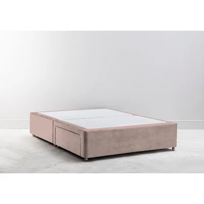 Perch and Parrow Cook 3' Single Size Divan in Portrait Pink