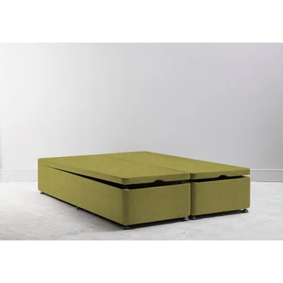 Perch and Parrow Desmond 3' Single Size Storage Divan in Granny Smith