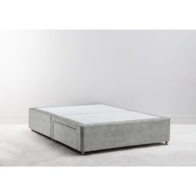 Perch and Parrow Cook 3' Single Size Divan in The Great White