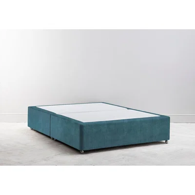 Perch and Parrow Buxton 3' Single Size Bed Base in Viridian