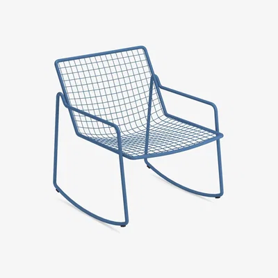 Made in Design Rio R50 Rocking chair - / Metal by Emu Blue