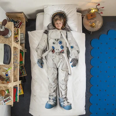 Amara Snurk - Astronaut Duvet Set - Single